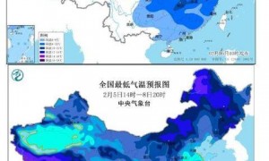 中央气象台发布蛇年首个寒潮预警，部分地区降温达10℃以上